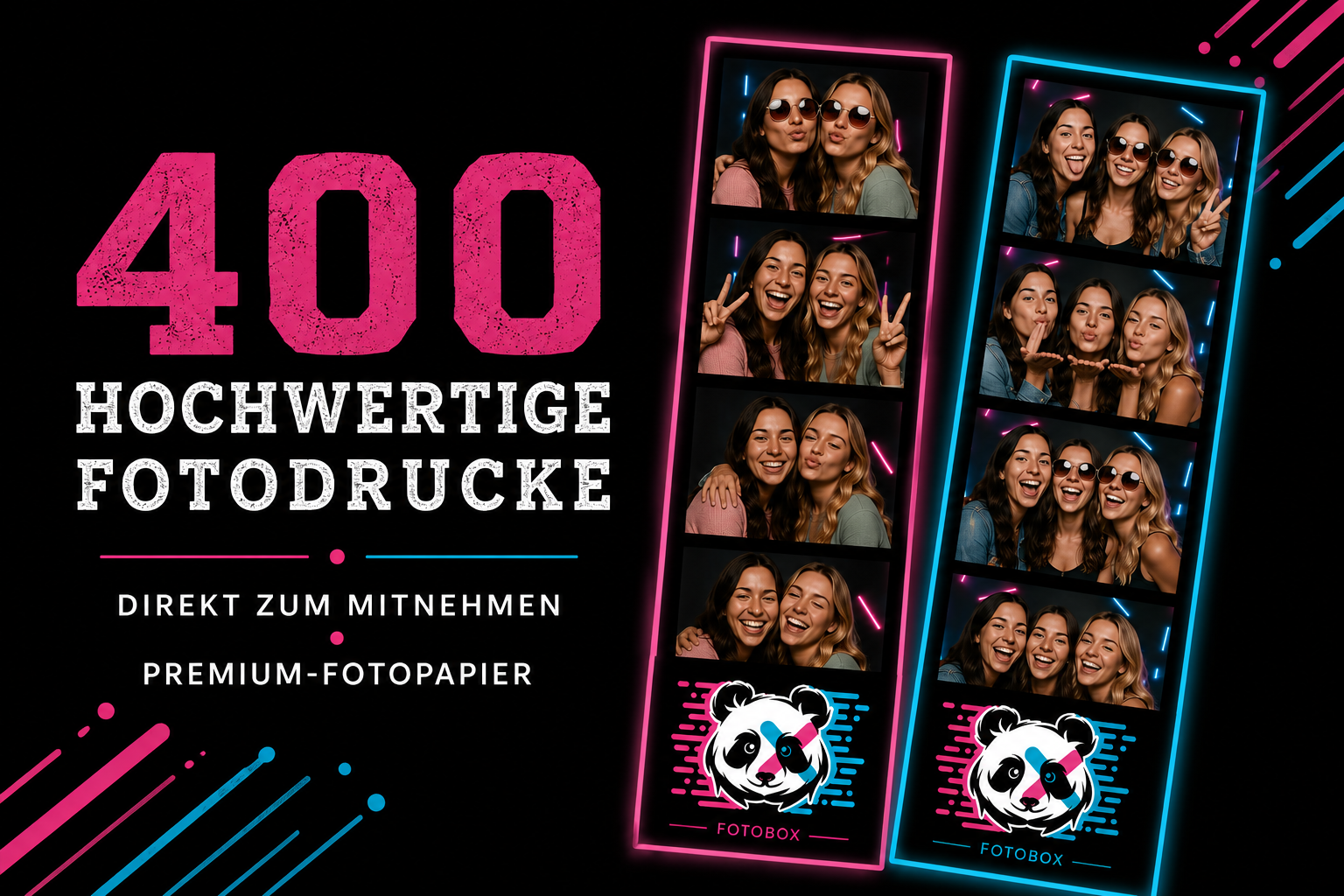 400 Fotodrucke (bis ca. 120 Personen)