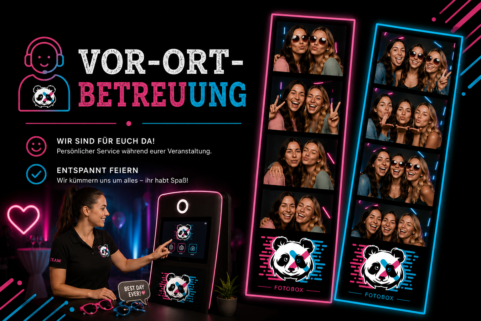 Vor-Ort Betreuung (pro Stunde)